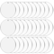 Clear Acrylic Ornament Blanks Round Disc For DIY Crafts Engraving Vinyl Projects 4