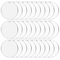 Clear Acrylic Ornament Blanks Round Disc For DIY Crafts Engraving Vinyl Projects 5