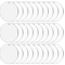 Clear Acrylic Ornament Blanks Round Disc For DIY Crafts Engraving Vinyl Projects 6