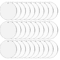 Clear Acrylic Ornament Blanks Round Disc For DIY Crafts Engraving Vinyl Projects 7