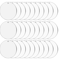 Clear Acrylic Ornament Blanks Round Disc For DIY Crafts Engraving Vinyl Projects 7