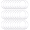 Clear Acrylic Ornament Blanks Round Disc For DIY Crafts Engraving Vinyl Projects 8