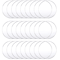 Clear Acrylic Ornament Blanks Round Disc For DIY Crafts Engraving Vinyl Projects 8