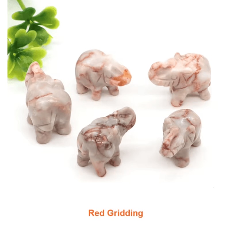 1 Amethyst Elephant Figurine Mini Crystal Animal Statue For Healing Decor 4