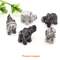 1 Amethyst Elephant Figurine Mini Crystal Animal Statue For Healing Decor 7