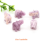 1 Amethyst Elephant Figurine Mini Crystal Animal Statue For Healing Decor 8