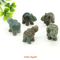1 Amethyst Elephant Figurine Mini Crystal Animal Statue For Healing Decor 11