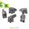 1 Amethyst Elephant Figurine Mini Crystal Animal Statue For Healing Decor 22