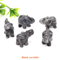 1 Amethyst Elephant Figurine Mini Crystal Animal Statue For Healing Decor 22
