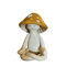 Cute Meditation Mushroom Decor Resin Yoga Figurine For Zen Home Accents 1