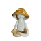 Cute Meditation Mushroom Decor Resin Yoga Figurine For Zen Home Accents 5