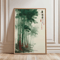 Frameless Japanese Pine Tree Wall Art Zen Nature Poster Print For Calm Interiors 12