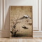 Frameless Japanese Pine Tree Wall Art Zen Nature Poster Print For Calm Interiors 6