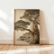 Frameless Japanese Pine Tree Wall Art Zen Nature Poster Print For Calm Interiors 18