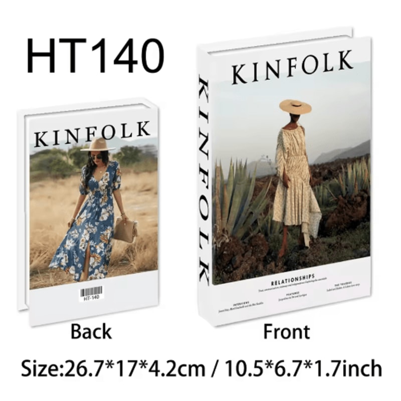 Modern Decorative Fake Books Stylish Coffee Table Shelf Display Props 5