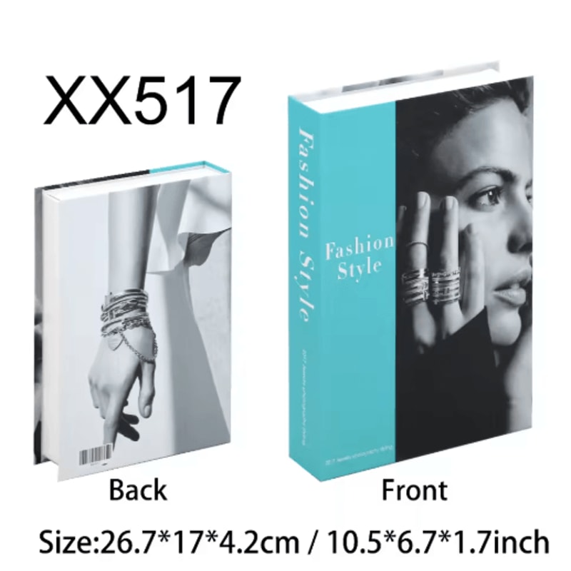 Modern Decorative Fake Books Stylish Coffee Table Shelf Display Props 6