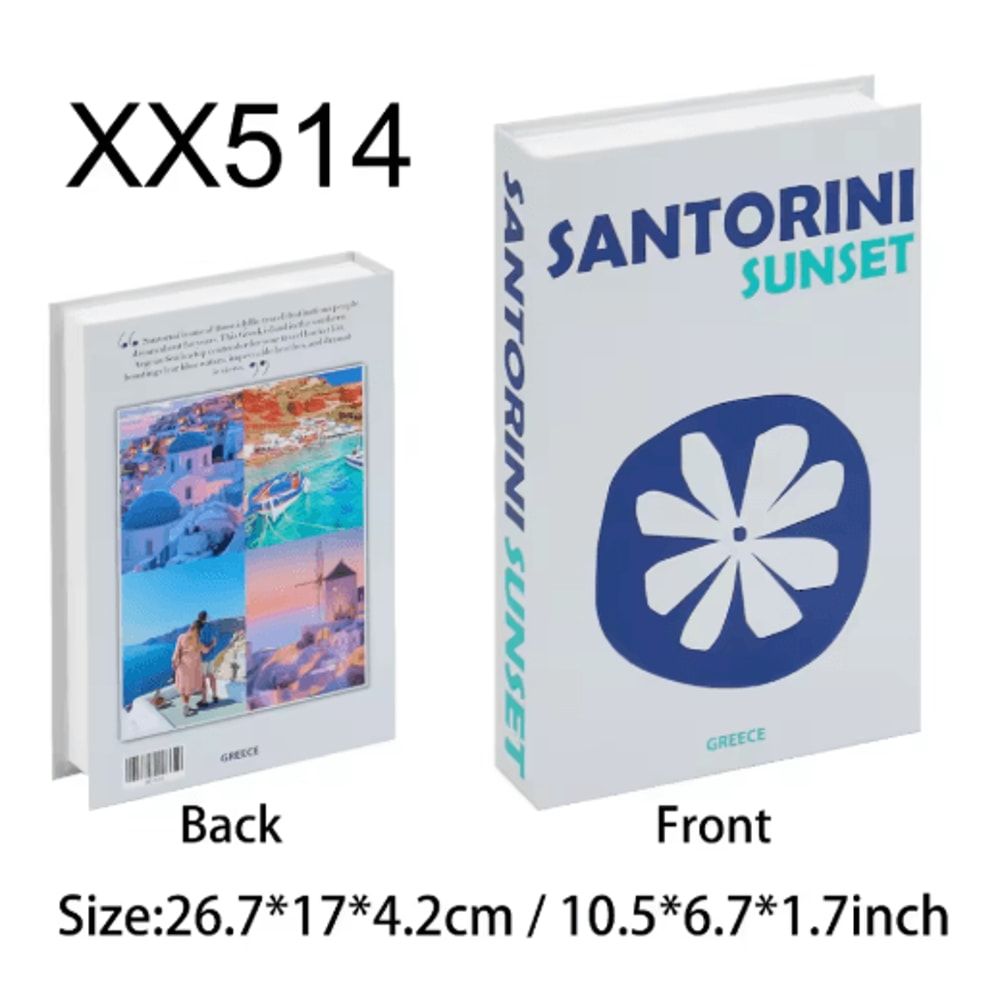 Modern Decorative Fake Books Stylish Coffee Table Shelf Display Props 8