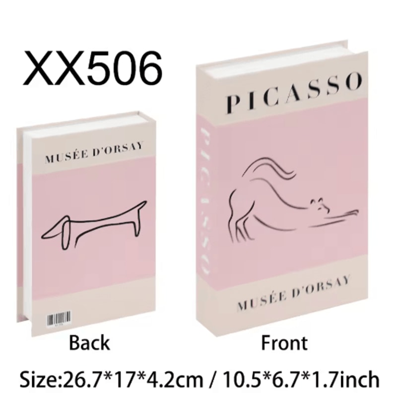 Modern Decorative Fake Books Stylish Coffee Table Shelf Display Props 15