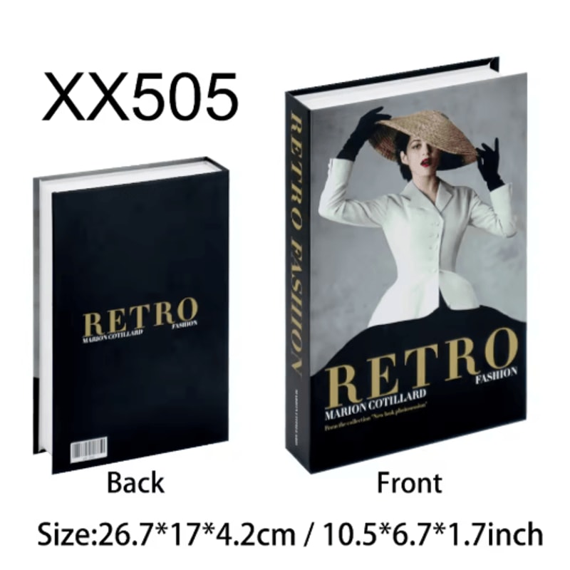 Modern Decorative Fake Books Stylish Coffee Table Shelf Display Props 16