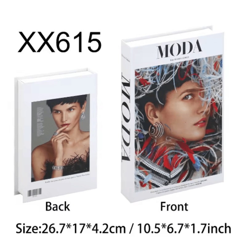 Modern Decorative Fake Books Stylish Coffee Table Shelf Display Props 22