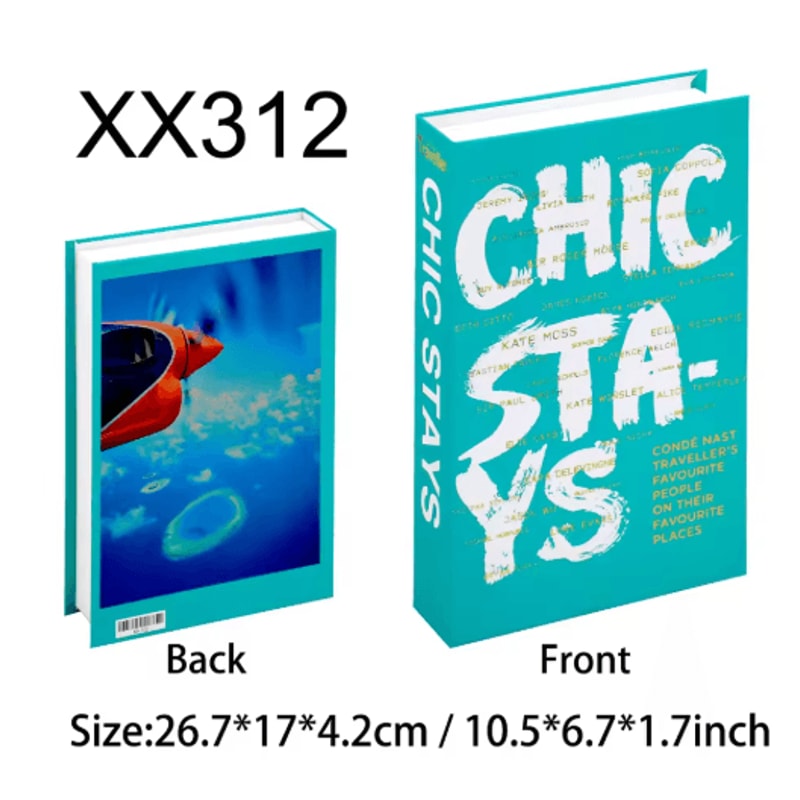 Modern Decorative Fake Books Stylish Coffee Table Shelf Display Props 27