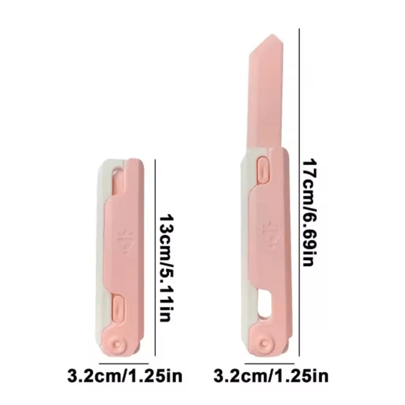 3D Printed Carrot Gravity Fidget Toy Knife Butterfly Folding Stress Relief Toy 10