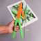 3D Printed Carrot Gravity Fidget Toy Knife Butterfly Folding Stress Relief Toy 15
