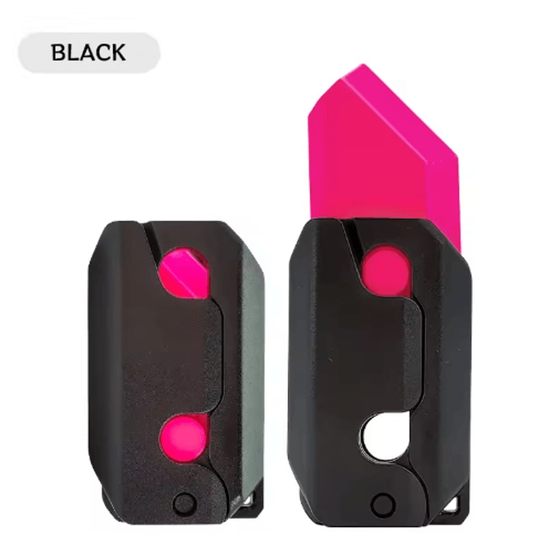 3D Printed Carrot Gravity Fidget Toy Knife Butterfly Folding Stress Relief Toy 18