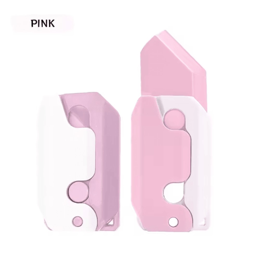 3D Printed Carrot Gravity Fidget Toy Knife Butterfly Folding Stress Relief Toy 20