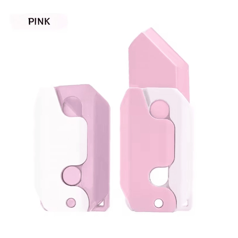 3D Printed Carrot Gravity Fidget Toy Knife Butterfly Folding Stress Relief Toy 20