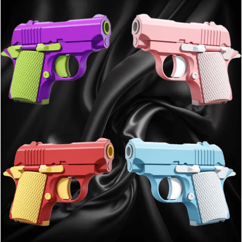 3D Printed Carrot Gravity Fidget Toy Knife Butterfly Folding Stress Relief Toy 29