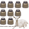 1020pcs Jingle Bells Decor Rustic Cow Bells With Twine For Christmas Crafts 3
