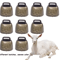 1020pcs Jingle Bells Decor Rustic Cow Bells With Twine For Christmas Crafts 3