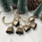1020pcs Jingle Bells Decor Rustic Cow Bells With Twine For Christmas Crafts 5