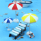 Mini Beach Umbrella Dollhouse Micro Landscape Decor DIY Craft Accessory 5
