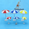 Mini Beach Umbrella Dollhouse Micro Landscape Decor DIY Craft Accessory 0