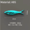 Creative 3D Fish Wall Decor Electroplated Metallic Wall Stickers For Modern Spaces 1