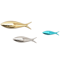 Creative 3D Fish Wall Decor Electroplated Metallic Wall Stickers For Modern Spaces 10