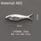 Creative 3D Fish Wall Decor Electroplated Metallic Wall Stickers For Modern Spaces 7