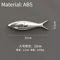Creative 3D Fish Wall Decor Electroplated Metallic Wall Stickers For Modern Spaces 7