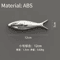 Creative 3D Fish Wall Decor Electroplated Metallic Wall Stickers For Modern Spaces 9