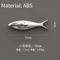Creative 3D Fish Wall Decor Electroplated Metallic Wall Stickers For Modern Spaces 9