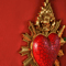Simple Heart Arrow Wall Decor Resin Romantic Hanging Pendant 4