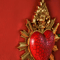 Simple Heart Arrow Wall Decor Resin Romantic Hanging Pendant 4