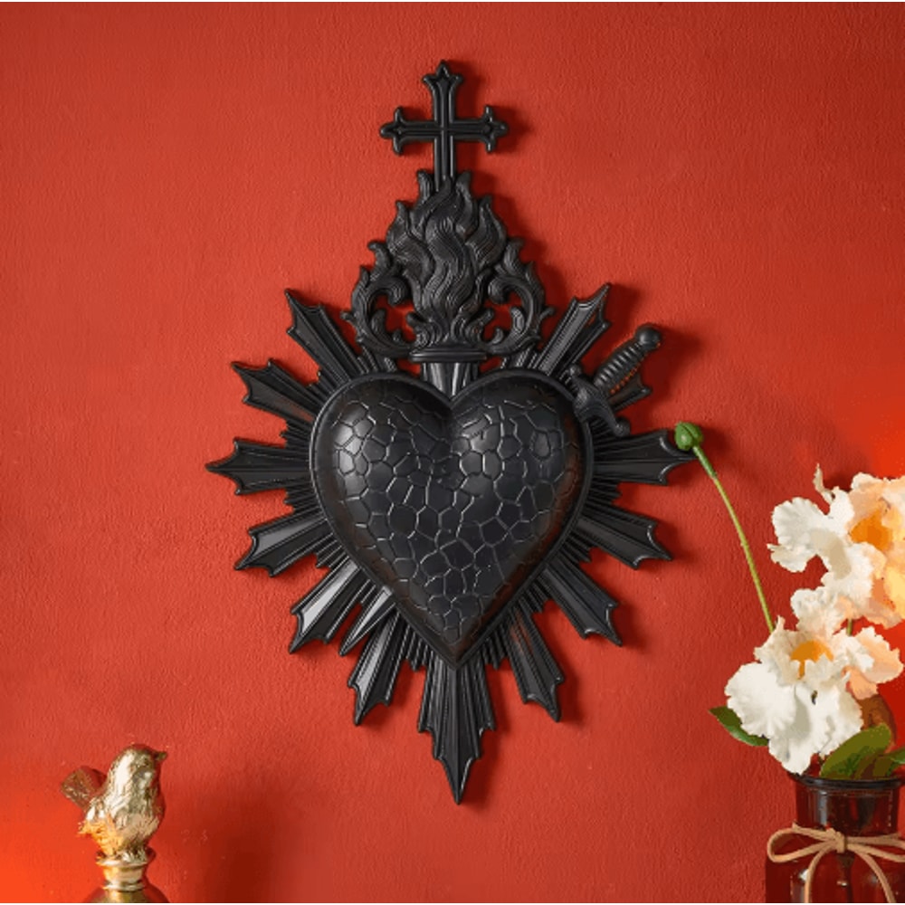 Simple Heart Arrow Wall Decor Resin Romantic Hanging Pendant 5