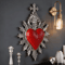 Simple Heart Arrow Wall Decor Resin Romantic Hanging Pendant 6