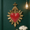 Simple Heart Arrow Wall Decor Resin Romantic Hanging Pendant 0