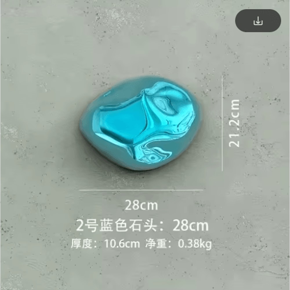 Luxury 3D Stone Wall Decor Golden Simulation Stone Hanging Accent 6