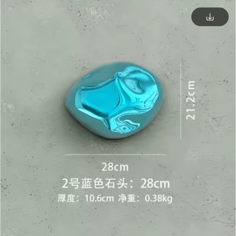 Luxury 3D Stone Wall Decor Golden Simulation Stone Hanging Accent 6
