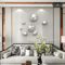 Luxury 3D Stone Wall Decor Golden Simulation Stone Hanging Accent 23
